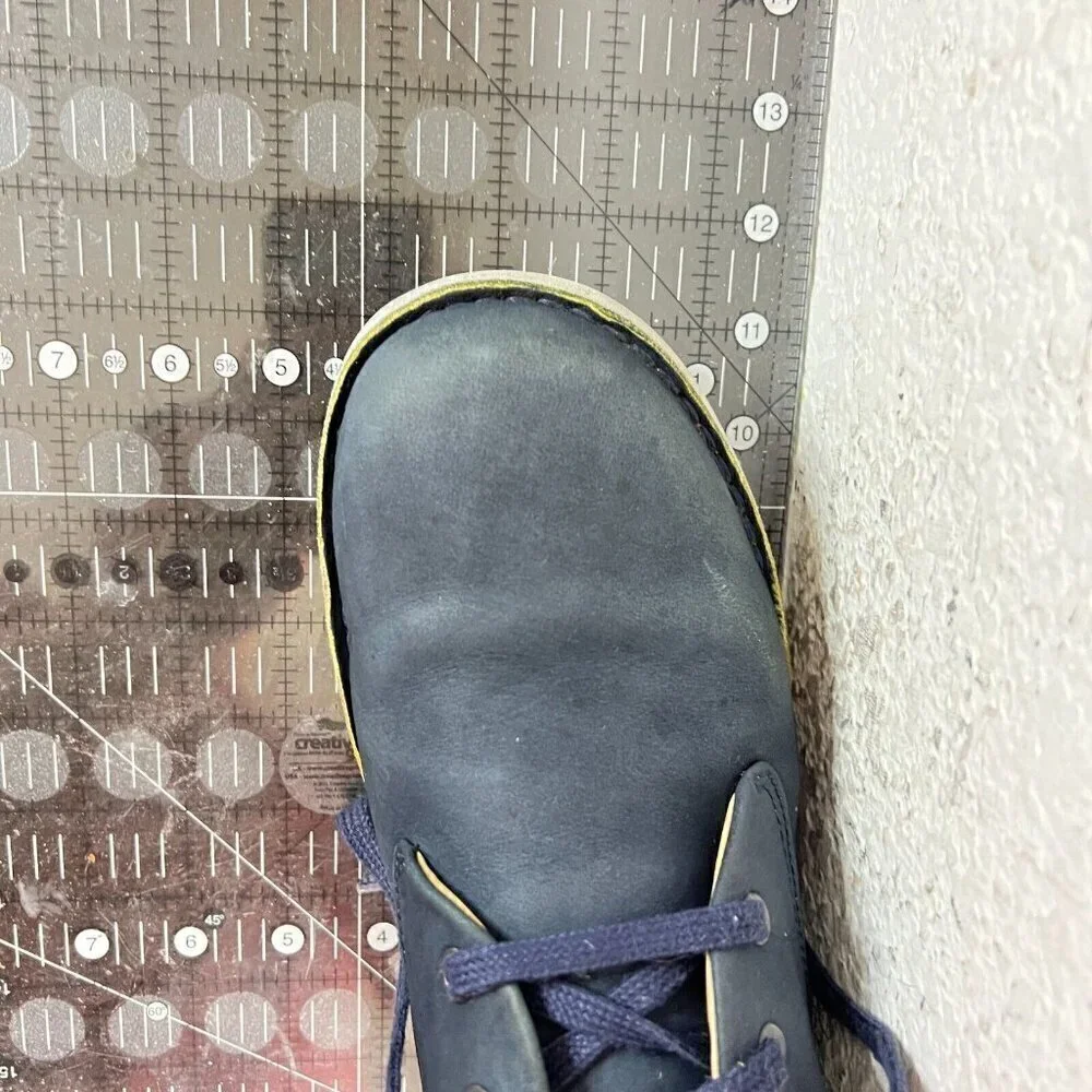 Samuel Hubbard 3216 Men Size 9.5M Blue Navy Suede Lace Up Derby Casual Shoes